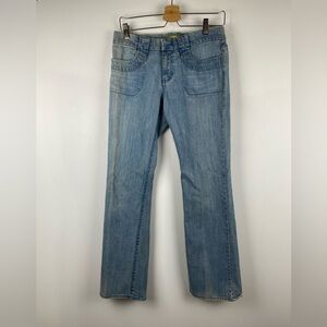 Old Navy Y2K Low Rise Light Wash Boot Cut Jeans, Size 6